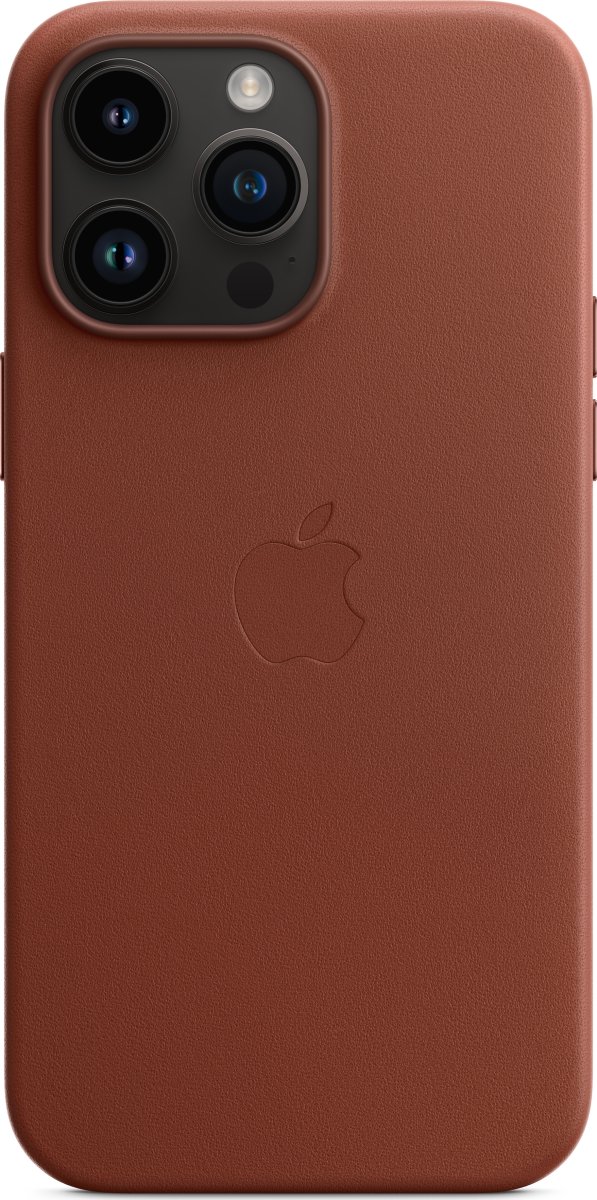 Apple iPhone 14 Pro Max læder cover, umbra Lomax