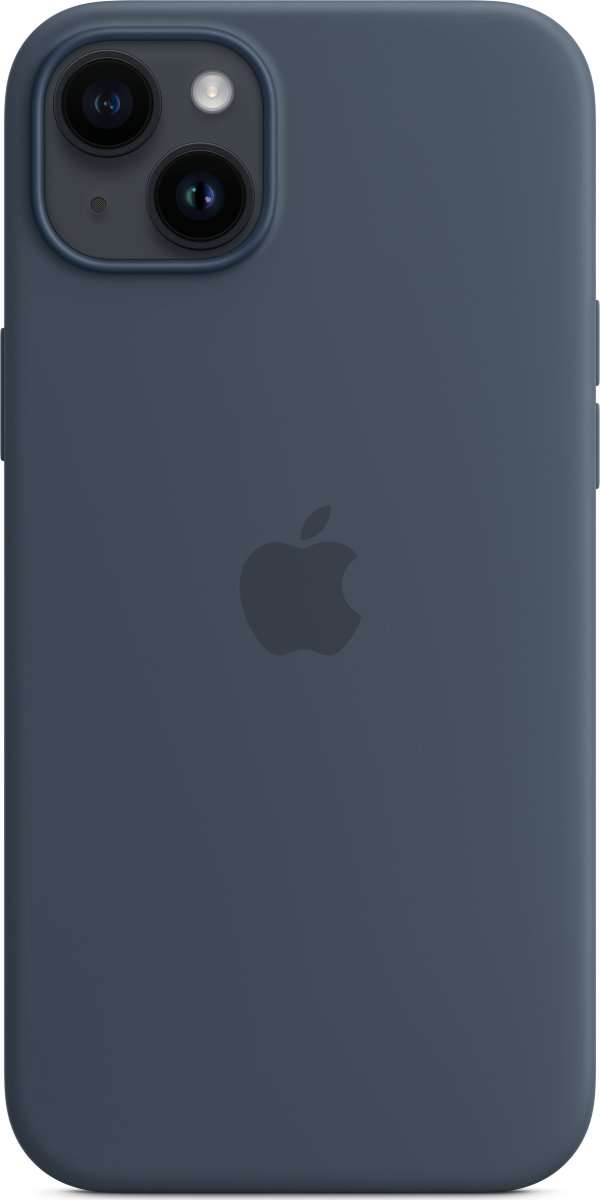 Apple iPhone 14 Plus silikone cover, stormblå