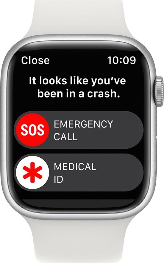 DEMO Apple Watch Series 8 (GPS+4G), 45mm, sølv,