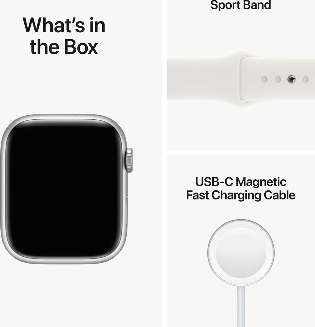 DEMO Apple Watch Series 8 (GPS+4G), 45mm, sølv,