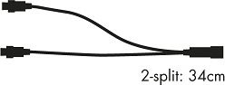 Sirius Tech-Line 2-Vejs Split, 34 cm