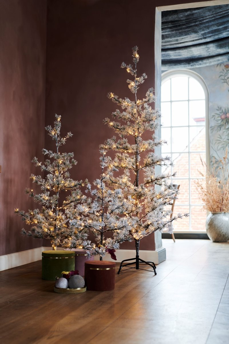 Sirius Alfi Juletræ m. Fod, 70 LED, H120 cm, Hvid