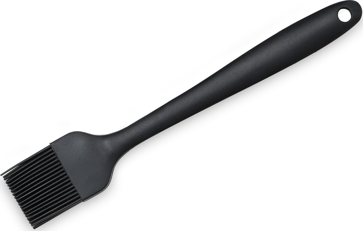 Bagepensel i silikone, 26cm, Sort