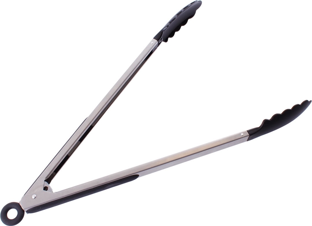 Madtang med låsesystem, 35 cm, Stål