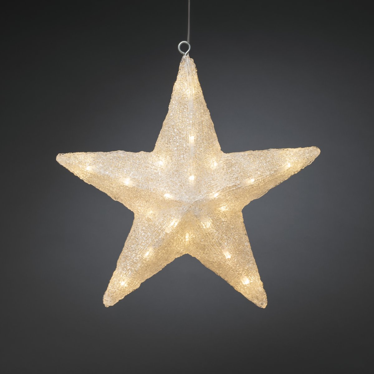Akryl stjerne, 40 cm, 40 LED | Lomax