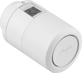 Danfoss Eco 2 radiatortermostat, hvid