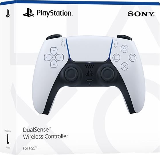 Sony Playstation 5 DualSense controller, hvid