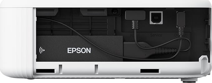 Epson CO-FH02 WXGA-projektor, hvid