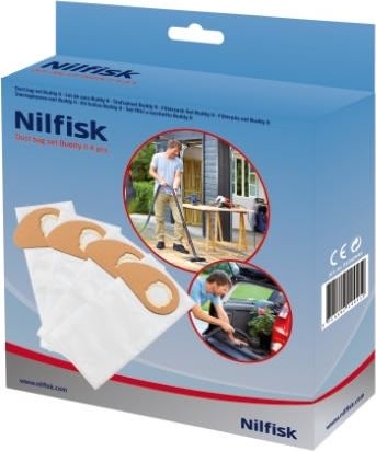 Nilfisk filterposer til Nilfisk Buddy, 4 stk.