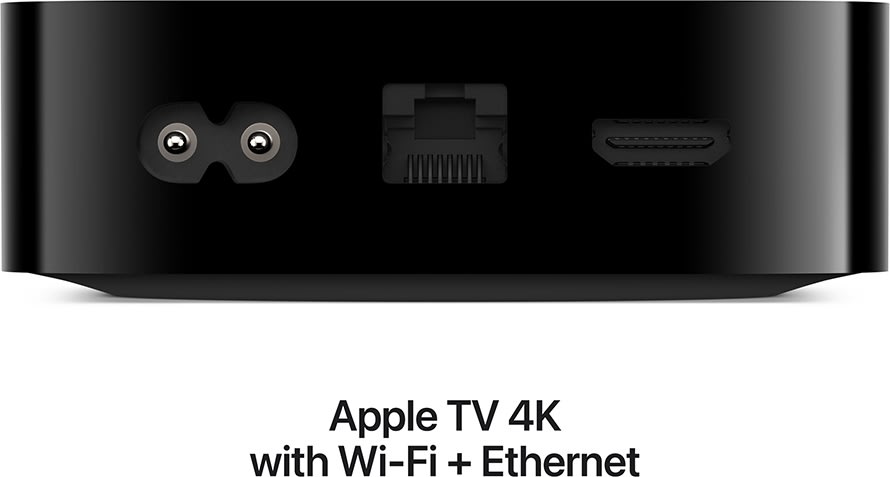 Apple TV 4K, Wi‑Fi + Ethernet, 128GB