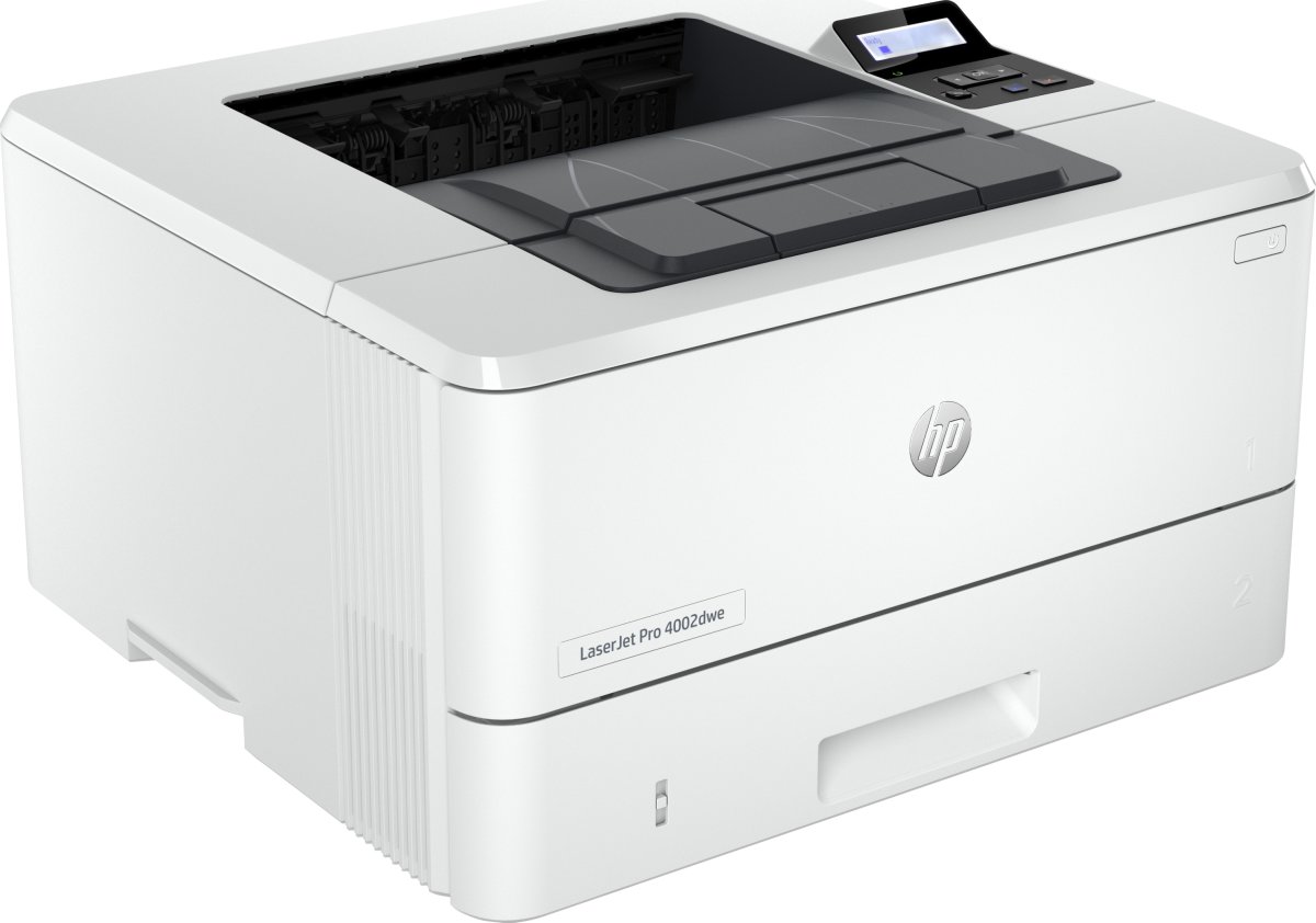 HP LaserJet Pro 4002dwe Printer, Sort/hvid
