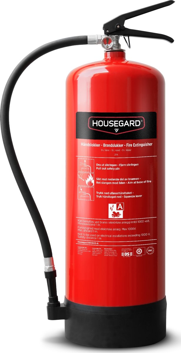 Housegard Vandslukker | 9 L | Rød