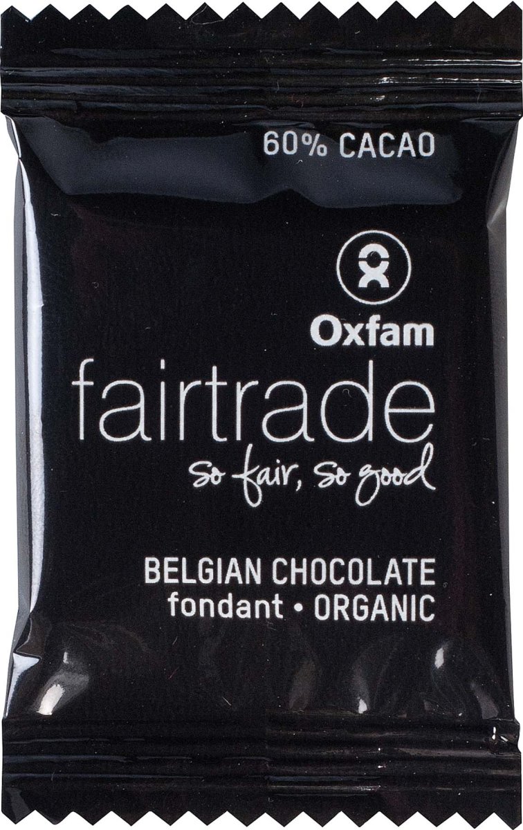 Oxfarm Mørk Chokolade øko, 400 stykker á 5 g