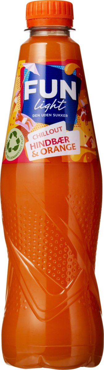 Fun Light Hindbær/Orange, koncentreret, 0,5 L