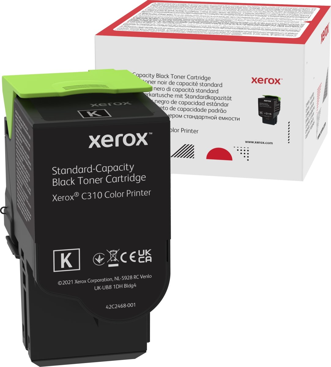 Xerox C310/C315 lasertoner, sort, 3.000 sider