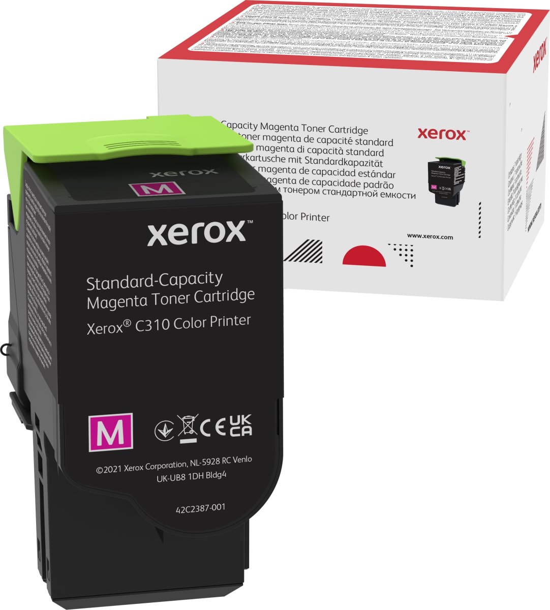 Xerox C310/C315 lasertoner, magenta, 2.000 sider