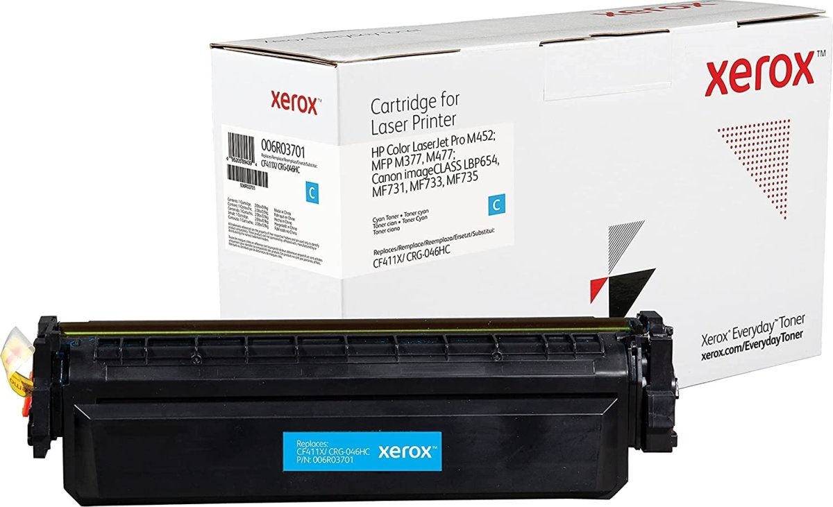 Xerox Everyday lasertoner, HP 410X, cyan