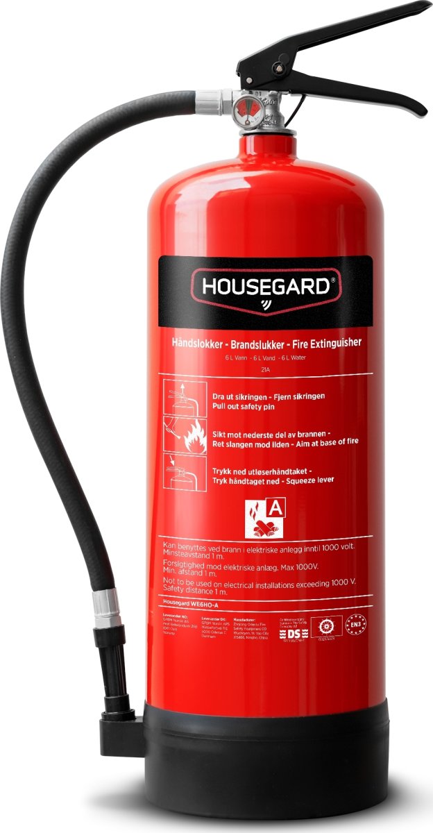 Housegard Vandslukker | 6 L | Rød