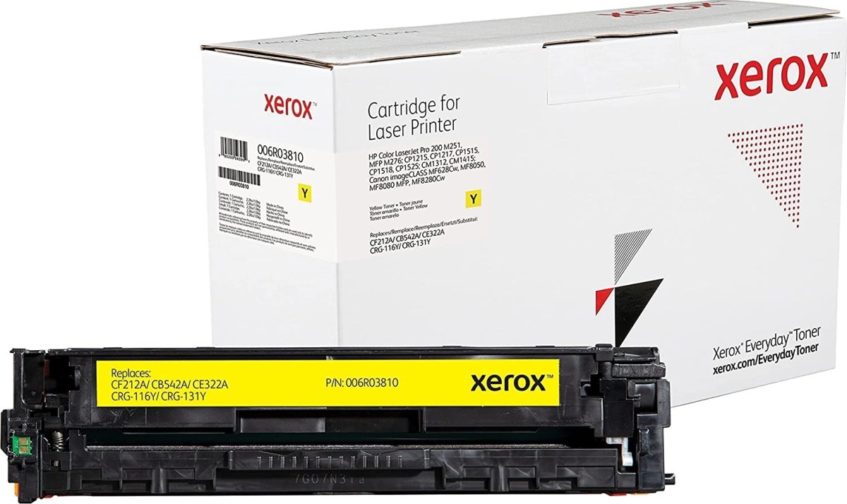 Xerox Everyday lasertoner, HP 131A 125A 128A, gul