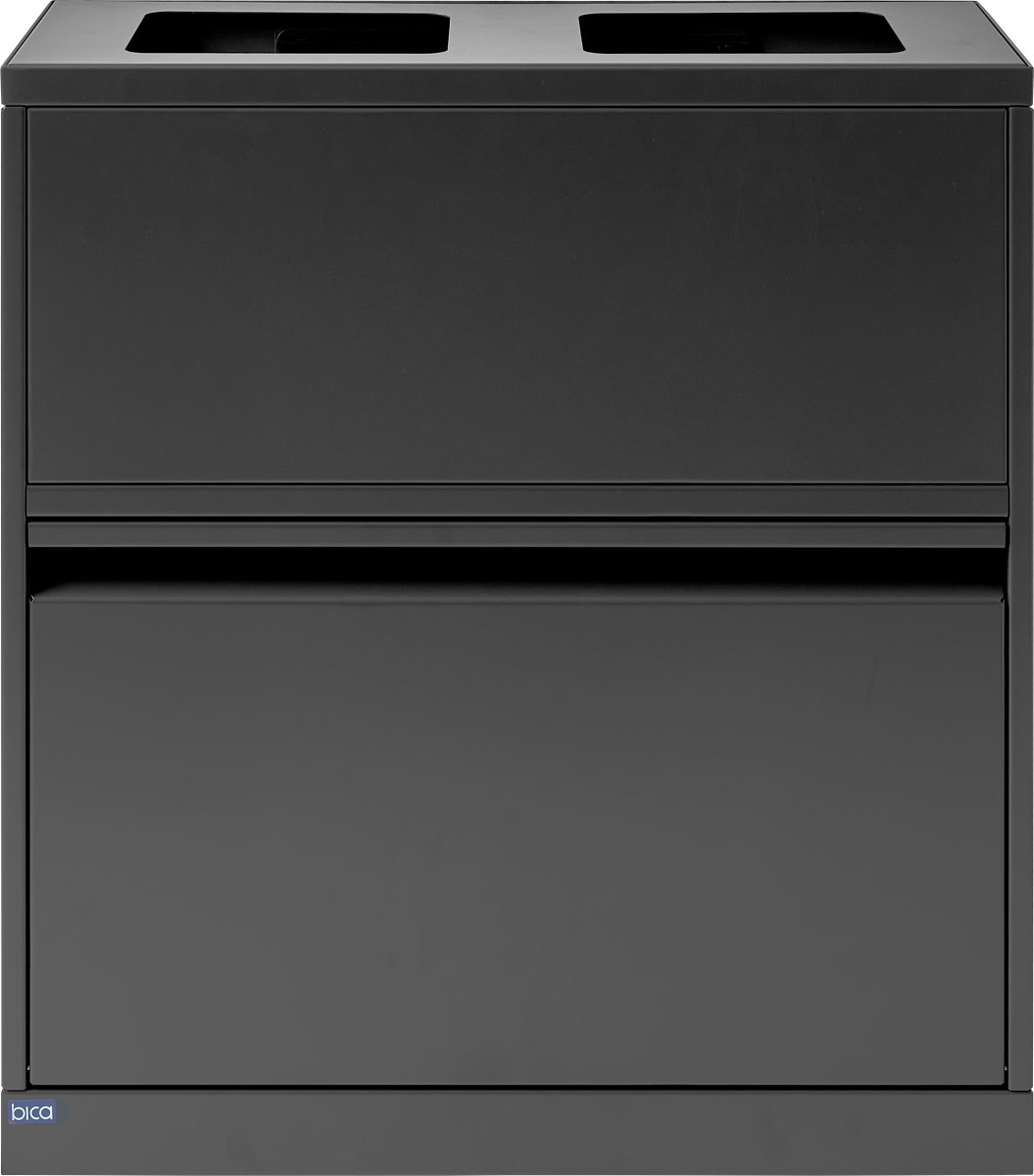 Bica 880 Affaldsstation, 6 spande, Antracit