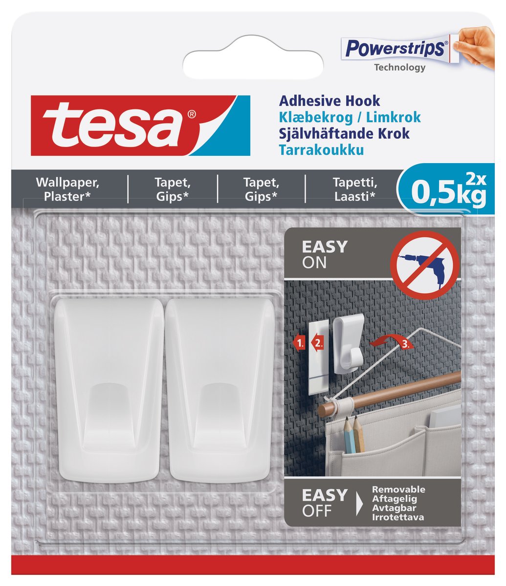 tesa Klæbekrog | Tapet/gips | <0,5 kg