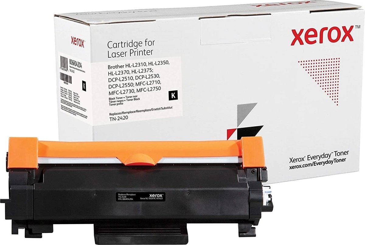 Xerox Everyday lasertoner, Brother TN-2420, sort