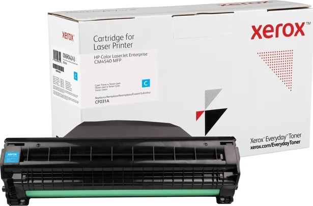 Xerox Everyday lasertoner, HP CF031A, cyan