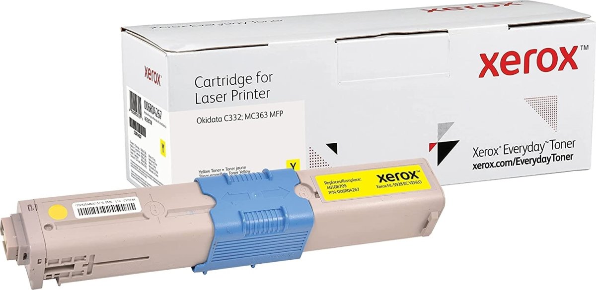 Xerox Everyday lasertoner, OKI 46508709, gul