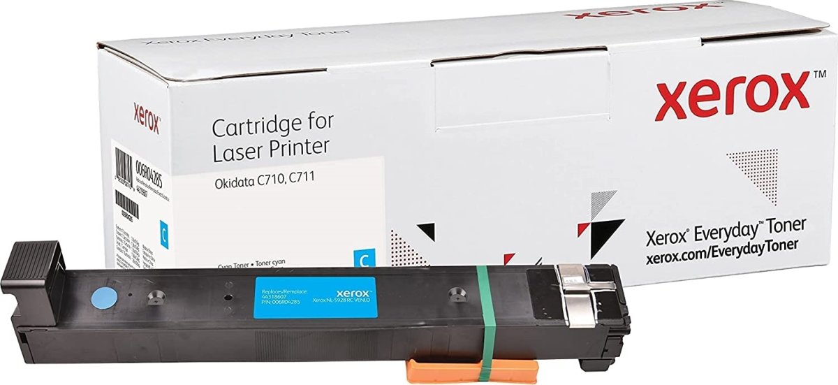 Xerox Everyday lasertoner, OKI 44318607, cyan