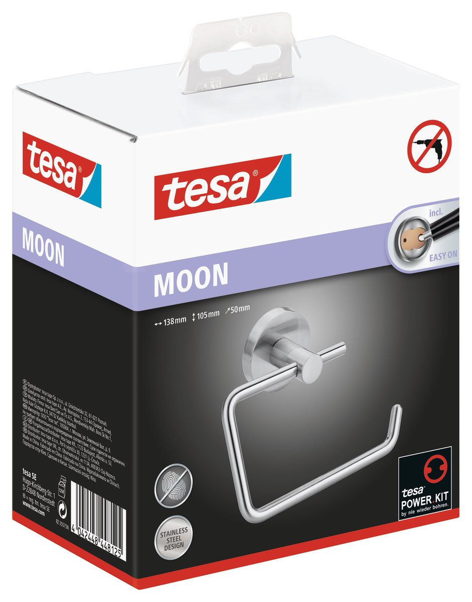 tesa Moon Toiletpapirholder | Sølv