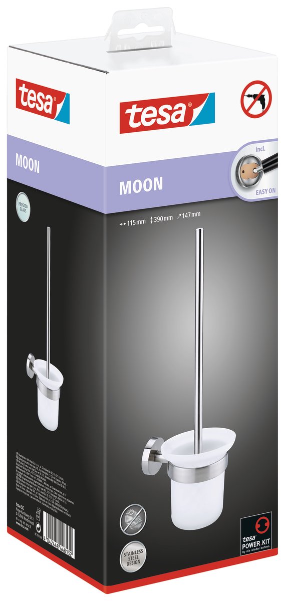 tesa Moon Toiletbørste | Sølv