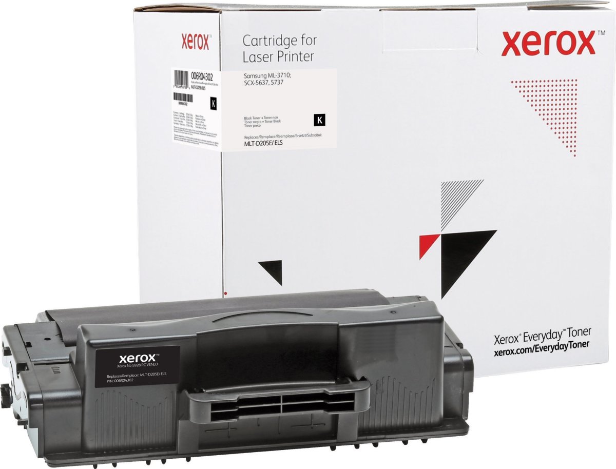 Xerox Everyday lasertoner, Samsung MLT-D205E, sort