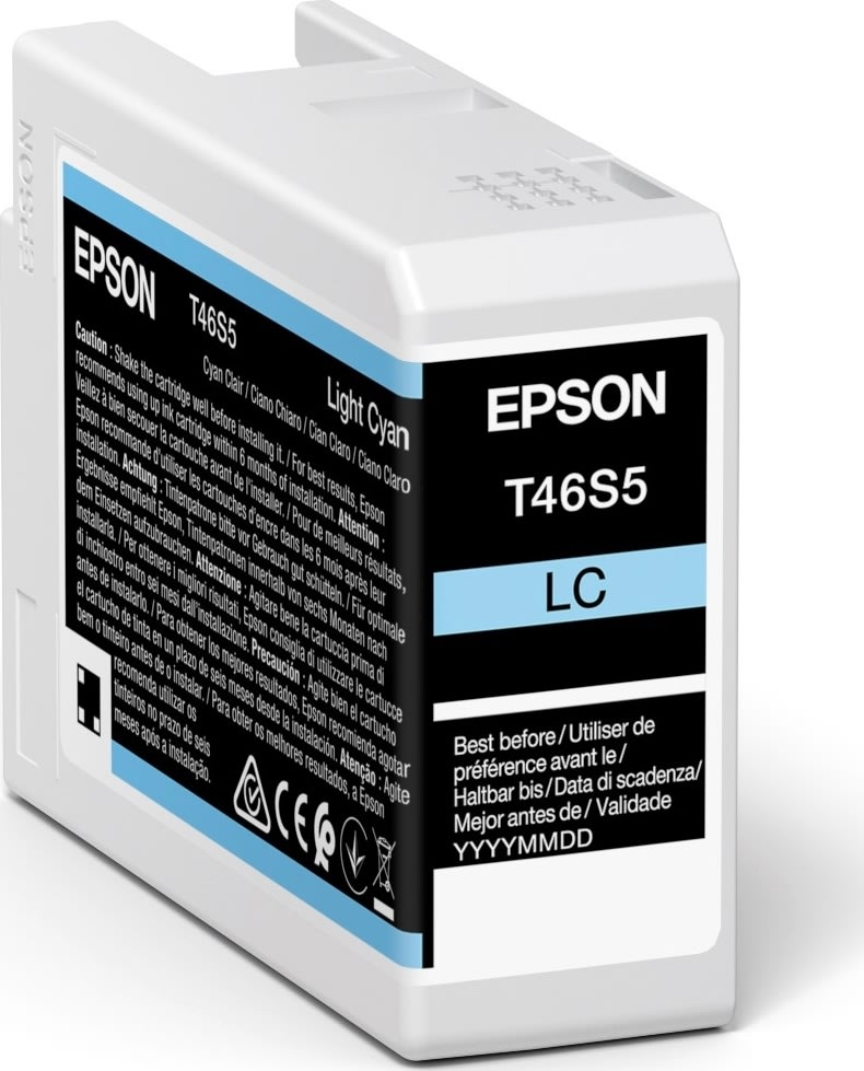 Epson C13T46S500 blækpatron, lyseblå