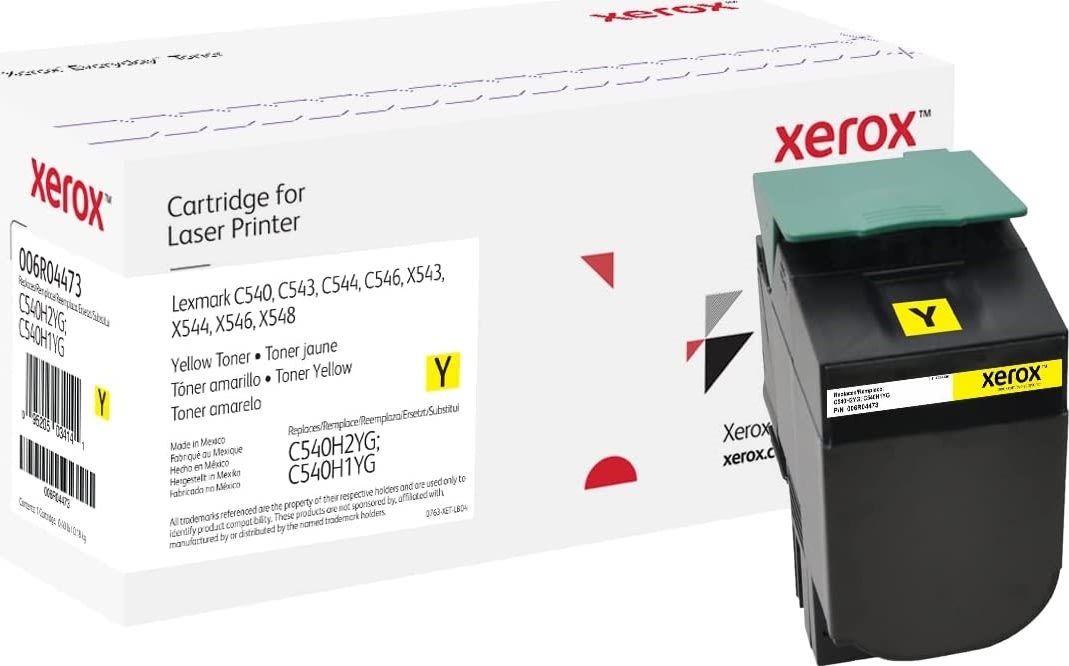 Xerox Everyday lasertoner, Lexmark C540H2YG, gul