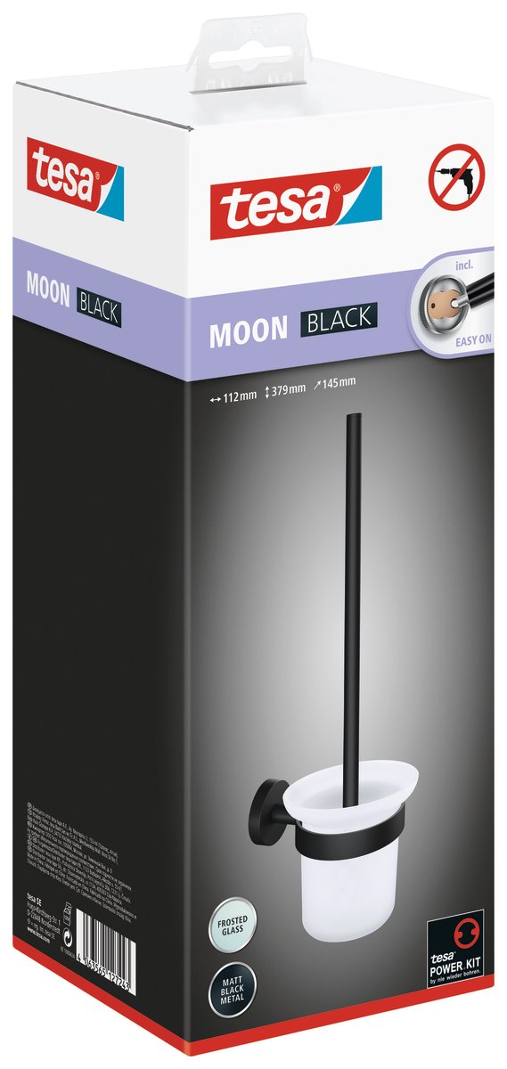 tesa Moon Toiletbørste | Sort