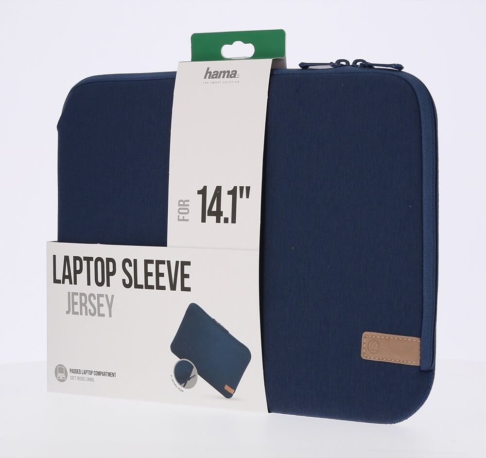 HAMA jersey sleeve til 14.1" laptop, blå