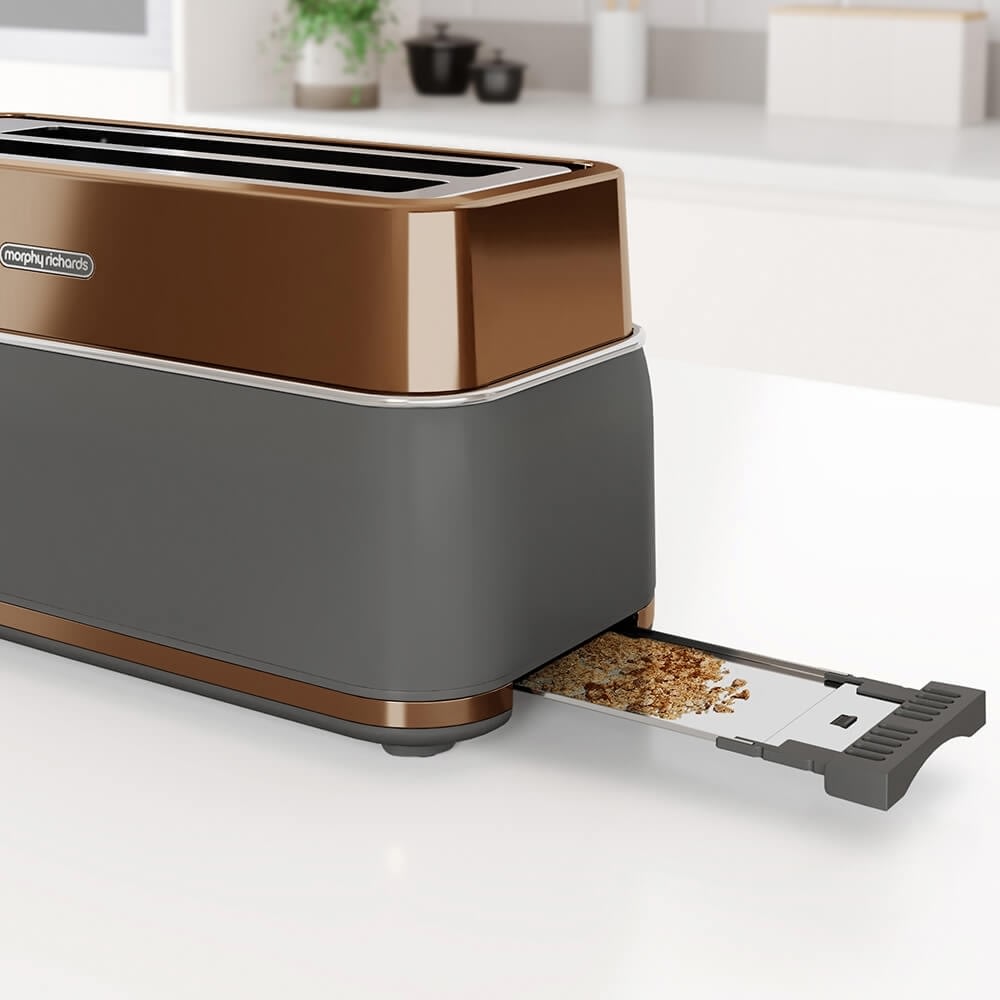 MORPHY RICHARDS signature long slot toaster kobber Lomax