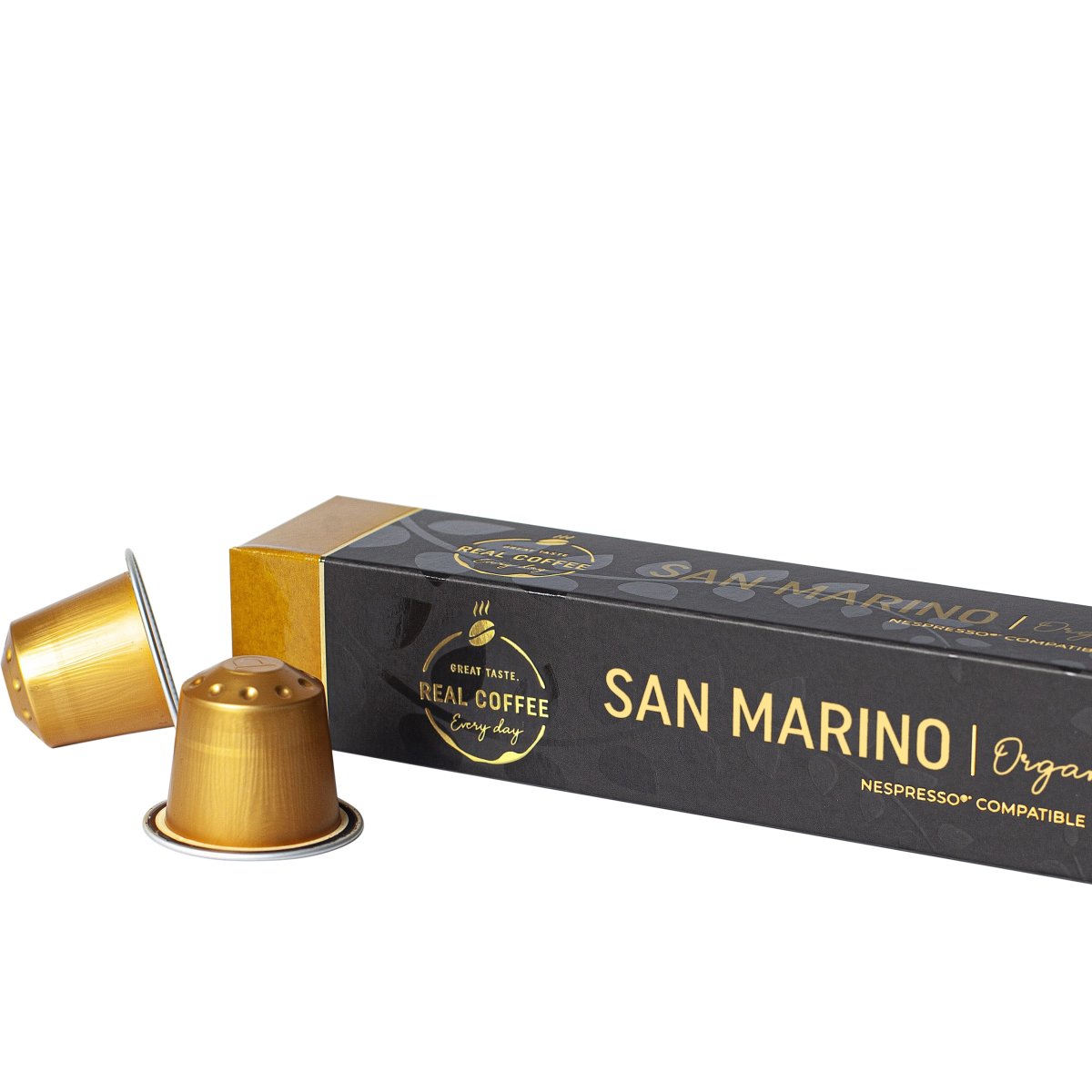 Real Kaffekapsel Lungo Marino, 10 stk. | Lomax A/S