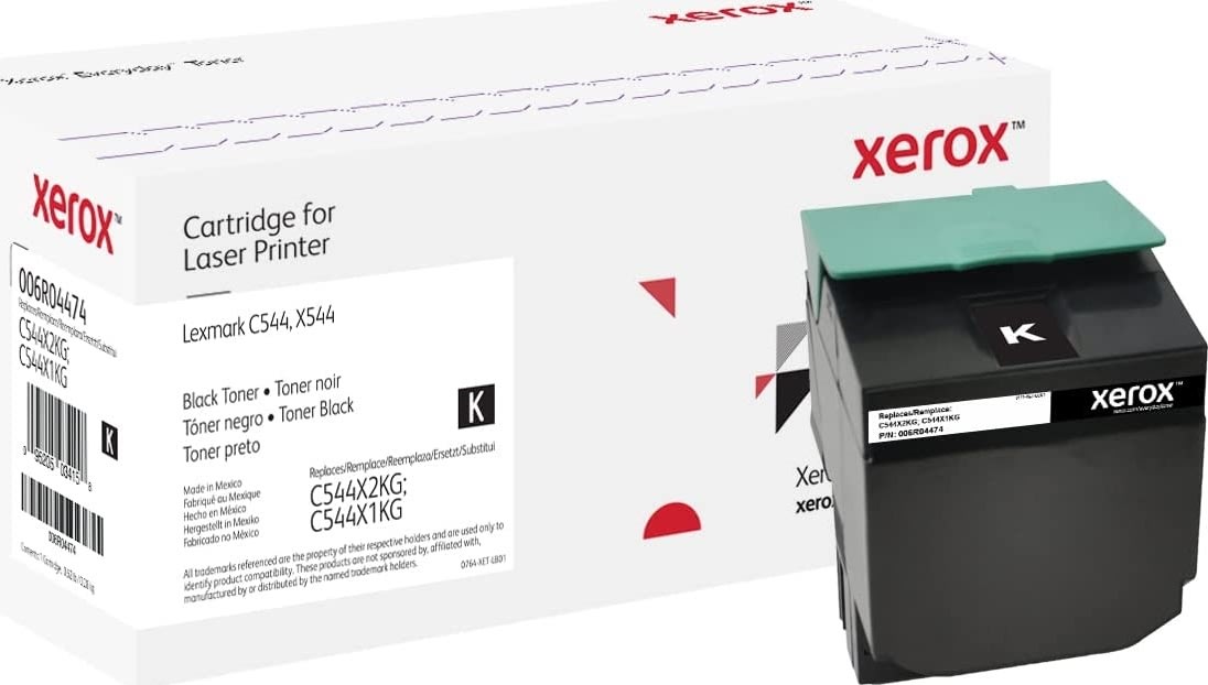 Xerox Everyday lasertoner, Lexmark C544X1KG, sort