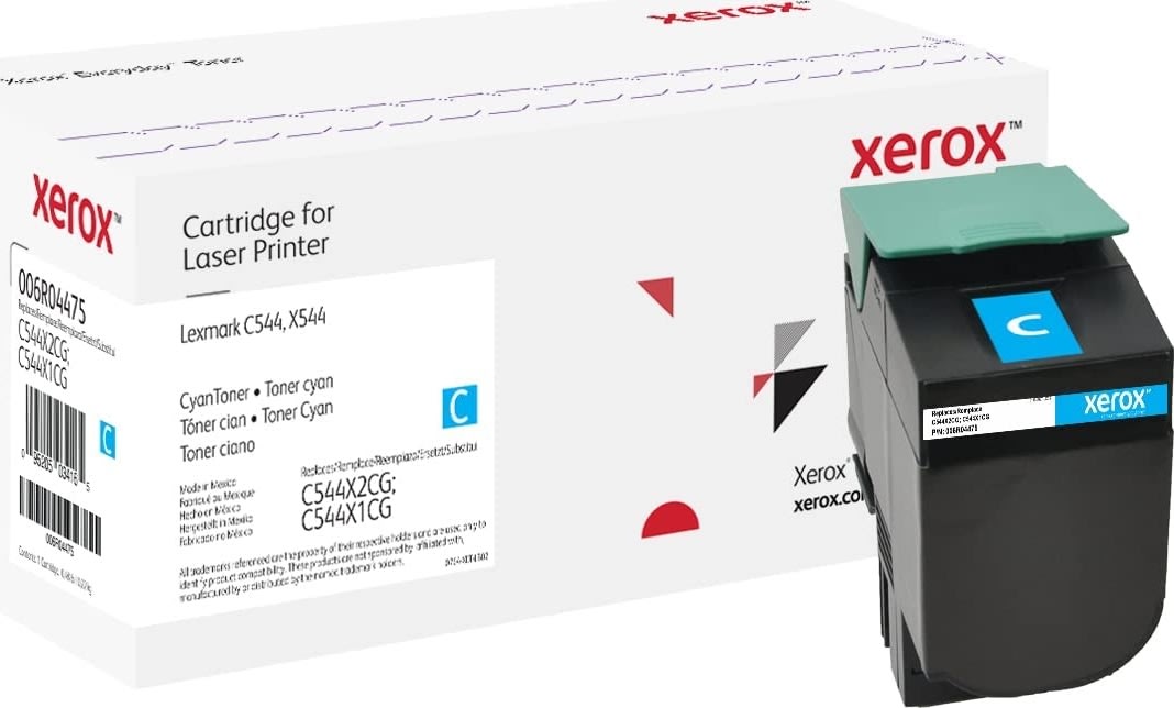 Xerox Everyday lasertoner, Lexmark C544X2CG, cyan