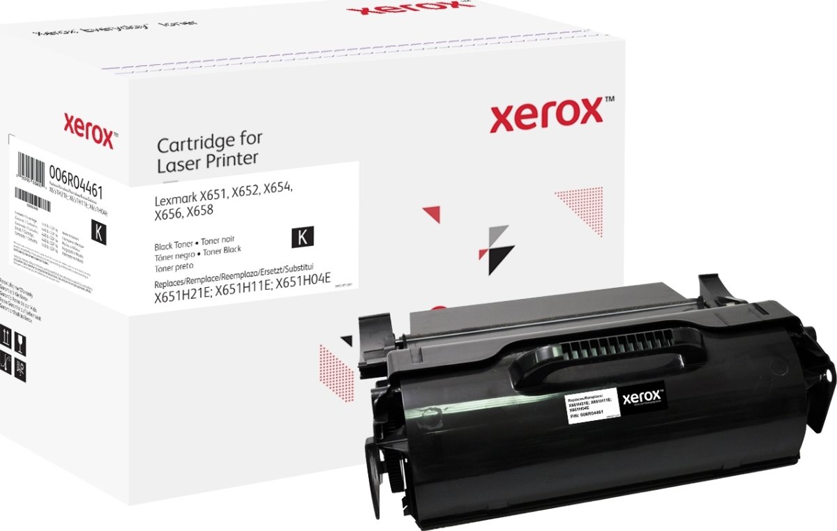 Xerox Everyday lasertoner, Lexmark X651H21E, sort