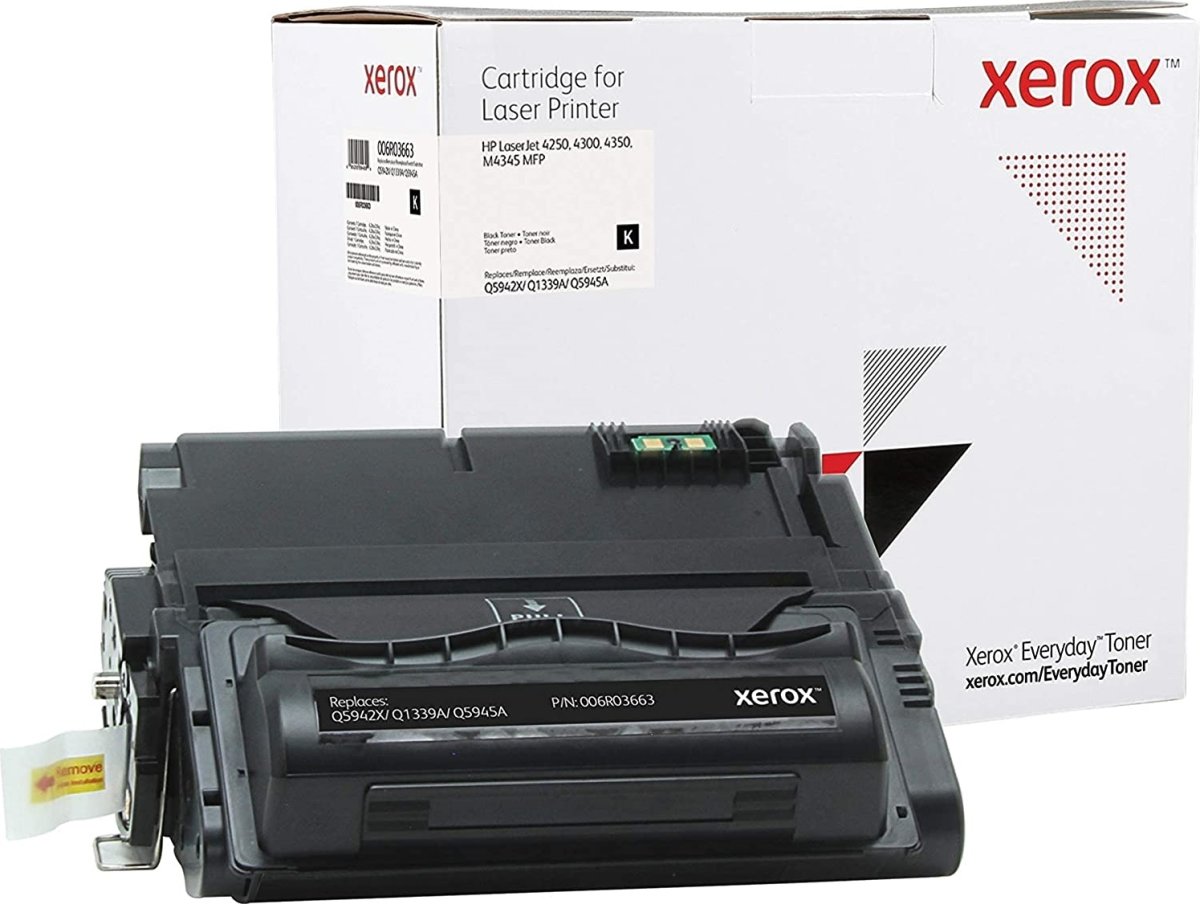 Xerox Everyday lasertoner HP 42A, 39A og 45A, sort