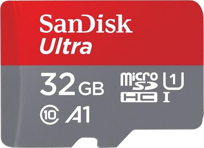 SanDisk Ultra microSDHC flashhukommelseskort, 32GB
