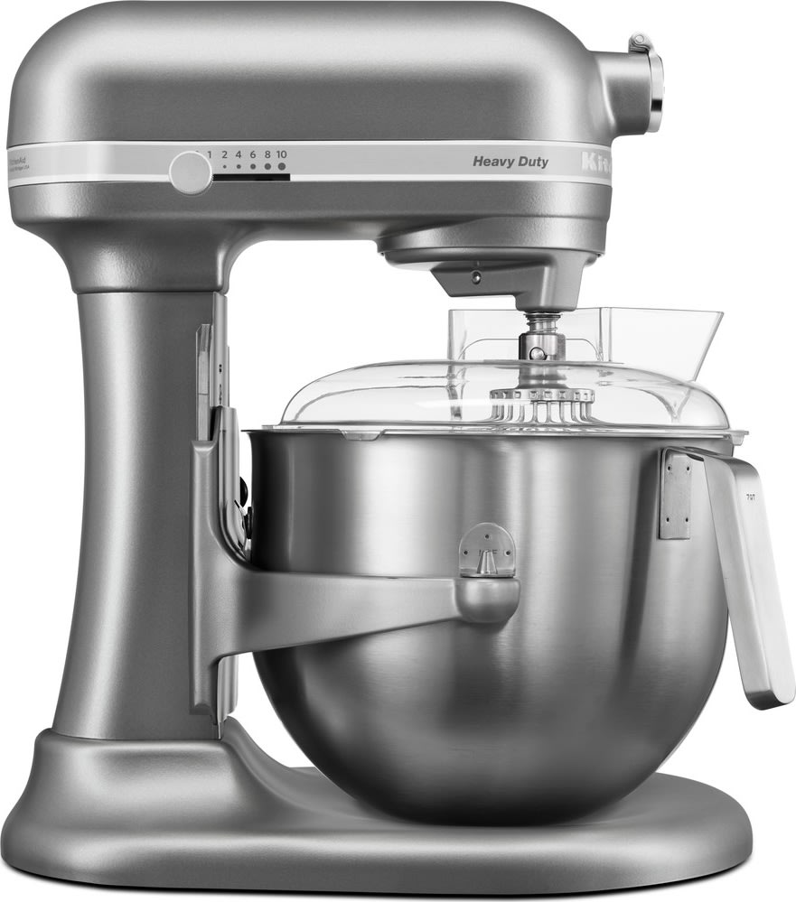 KitchenAid Heavy Duty Køkkenmaskine, 6,9 L, sølv | Lomax