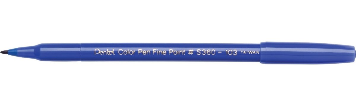 Pentel S360 Fineliner | Blå