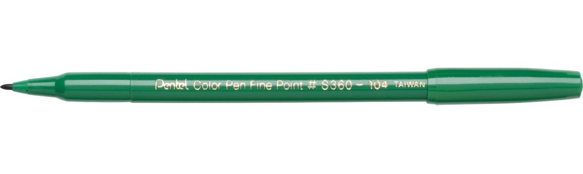 Pentel S360 Fineliner | Grøn