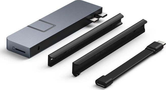 Hyper Duo Pro 7-i-2 USB-C Hub, grå