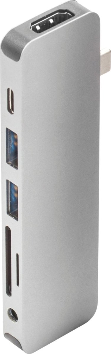 Hyper Solo 7-i-1 USB-C Hub, sølv