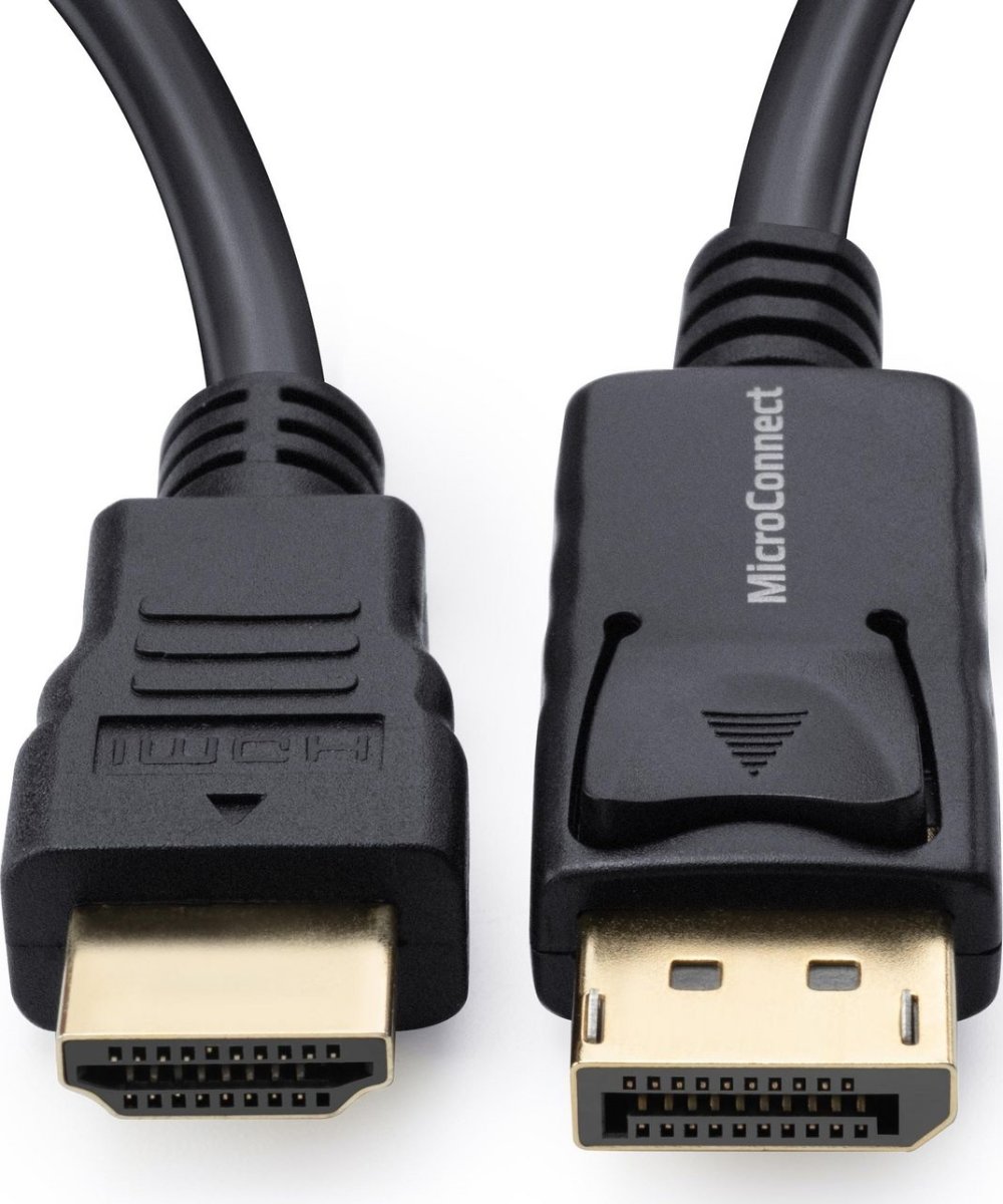 MicroConnect DisplayPort 1.2 – HDMI kabel, 5m