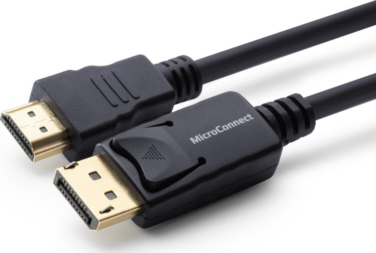 MicroConnect DisplayPort 1.2 – HDMI kabel, 10m